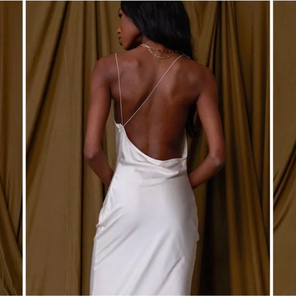 12th Tribe White Midi Dress - Picture 2 of 4